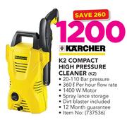 Karcher K2 Compact High Pressure Cleaner K2