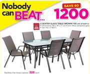 Textaline Chair Brown Caramel-Each