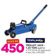 Topline Trolley Jack-1.25 Ton AJ4714