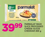 Parmalat Maxi Slice Processed Cheese Slices Cheddar-400gm