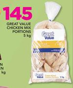 Great Value Chicken Mix Portions-5Kg