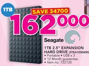 Seagate 1TB 2.5" Expansion Hard Drive STEA1000400