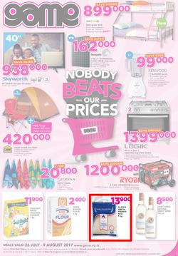 Game Tanzania : Nobody Beats our Prices (26 July - 9 August 2017), page 1