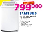 Samsung 9Kg Top Load Washing Machine White