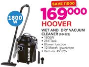 Hoover 1800W Wet And Dry Vaccum Cleaner 184223