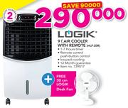 Logik 9Ltr Air Cooler With Remote HLF-20R