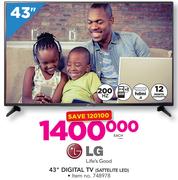 LG 43" Digital TV SATTELITE LED