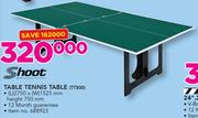Shoot Table Tennis Table TT500
