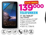 Telefunken 7" 3G Tablet TEL-73GIQS