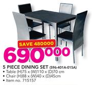 5 Piece Dining Set S96-401A-015A
