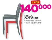 Stella Cafe Chair In Assorted Colours-For 2