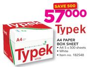 Typek A4 Paper Box Sheet