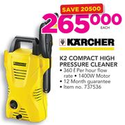 Karcher K2 Compact High Pressure Cleaner