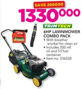 TrimTech 6HP Lawnmower Combo Pack