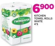Kitchen Towel Rolls White-4's