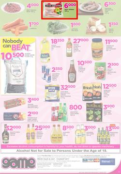Game Tanzania : Nobody Beats our Prices (26 July - 9 August 2017), page 8