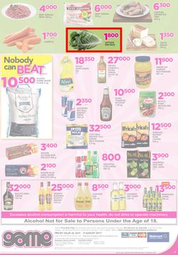 Game Tanzania : Nobody Beats our Prices (26 July - 9 August 2017), page 8