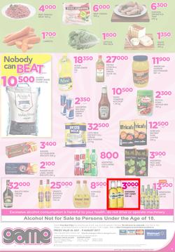 Game Tanzania : Nobody Beats our Prices (26 July - 9 August 2017), page 8