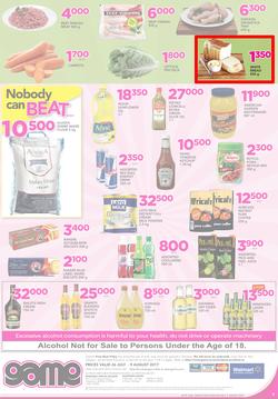 Game Tanzania : Nobody Beats our Prices (26 July - 9 August 2017), page 8