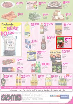 Game Tanzania : Nobody Beats our Prices (26 July - 9 August 2017), page 8