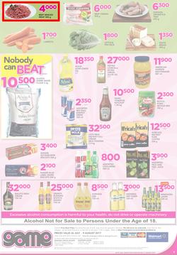 Game Tanzania : Nobody Beats our Prices (26 July - 9 August 2017), page 8