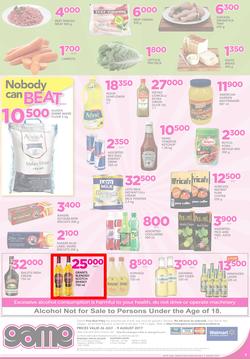 Game Tanzania : Nobody Beats our Prices (26 July - 9 August 2017), page 8