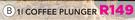 1Ltr Coffee Plunger