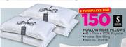 Sheraton Hollow Fibre Pillows-For 2 Twin Packs