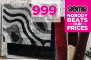 Shaggy Rugs 136x200mm In Assorted Colours-Each
