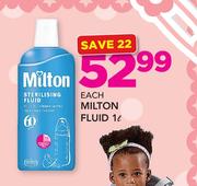 Milton Sterilising Fluid-1Ltr