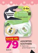 Tommee Tippee Assorted Soothers-Each