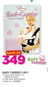Soft Beginnings Baby Carrier 3 In 1