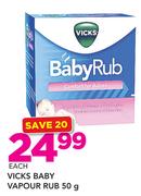 Vicks Baby Vapour Rub-50gm