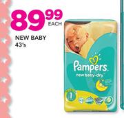 Pampers New Baby 43's