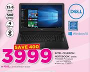 Dell 15.6" Intel Celeron Notebook 3552