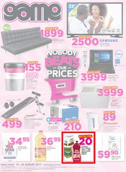 Game Botswana : Nobody Beats Our Prices (10 Aug - 23 Aug 2017), page 1
