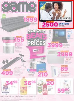 Game Botswana : Nobody Beats Our Prices (10 Aug - 23 Aug 2017), page 1