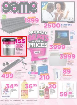 Game Botswana : Nobody Beats Our Prices (10 Aug - 23 Aug 2017), page 1