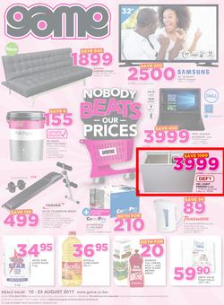 Game Botswana : Nobody Beats Our Prices (10 Aug - 23 Aug 2017), page 1
