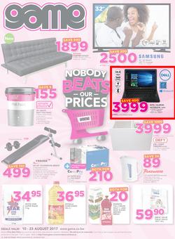 Game Botswana : Nobody Beats Our Prices (10 Aug - 23 Aug 2017), page 1