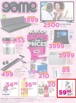 Game Botswana : Nobody Beats Our Prices (10 Aug - 23 Aug 2017), page 1