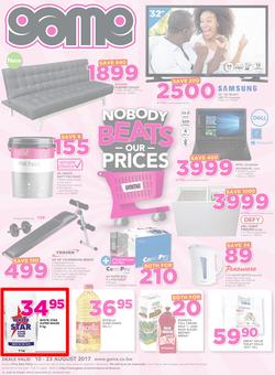 Game Botswana : Nobody Beats Our Prices (10 Aug - 23 Aug 2017), page 1