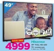 Hisense 49" Full HD LED TV HX49M2160F