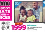 Hisense 32" HD Ready LED TV HX32M2160