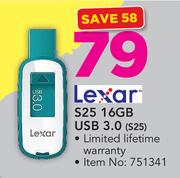 Lexar S25 16GB USB 3.0