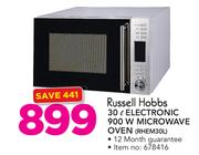 Russell Hobbs 30Ltr Electronic 900W Microwave Oven RHEM30L