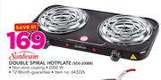 Sunbeam 2000W Double Spiral Hotplate SDS-200BB