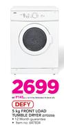 Defy 5Kg Front Load Tumble Dryer DTD258