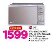 LG 44Ltr Electronic 900W Microwave Oven MS4440SR