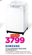 Samsung 13Kg Washing Machine WA13F5S2UWW F